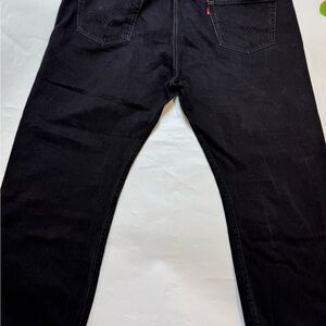 Levi's Men's Big & Tall 501 Original Fit Size W48 L29 Black Jeans